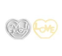 Silicone Decorating Molds For Mom | Creative Activity Epoxy Mother's Day Epoxy Craft Decorations Heart Shaped Home Birthday Family Friends Office