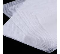 Silicone Dehydrator Sheets, 8 Pcs Non-Stick Food Fruit Dehydrator Mesh Mat, Reusable Cooking and Baking Mesh Pads Dryer Trays for Food Dehydrator Machine, 38cm*28.5cm