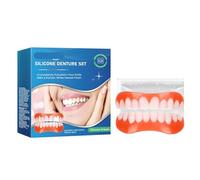 Silicone Denture Set for Teeth Beauty, Natural Smile, Covers Gaps, Comfortable Material, Easy to Use(1PC)