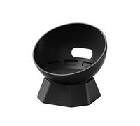 Silicone Desktop Holder Stands for Echo Dot 5th and 4th Gen, Protective Base Mount with Anti-Slip Design for Smart Speaker, Space Saving Organizer for Home Office Desk, Black(black)