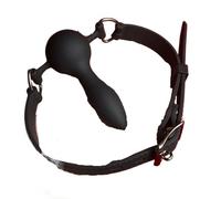 Silicone Dildo Reversible Mouth Gag,BDSM Slave Penis Gags Ball Deep Throat,Bondage Restraints,Sex Toys for Couples Games