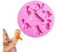 Silicone Dinosaur Mould | Silicone Mold for Dinosaur Chocolate | Kitchen Baking Mold Cake Decorating Modeling Tools, Gummy Sugar Chocolate Candy Cupcake