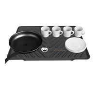 Silicone Dish Drying Kitchen Mat, Dish Drainer Counter Drying Mat Anti-Spill, Hygienic Quick Dry Drain Dishwashing Pad for Cooking Utensils