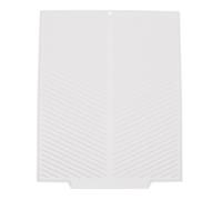 Silicone Dish Drying Mat Large Heat Kitchen Counter Drain Pad Home (Blanco)