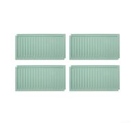 Silicone Dish Drying Mat Large Non-Slip Kitchen Counter Protector Quick Dry Drainage Board for Cups Plates Utensils 20.5x10.5cm(Light Green)