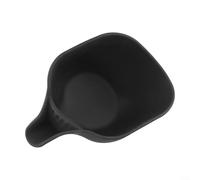 Silicone Dish Drying Rack With Spout, Collapsible Fruit Vegetable Strainer Basket, Heat Resistant Kitchen Sink Drain Organizer(black)