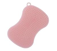 Silicone Dish Sponge - 5.39 X 3.54 Inch Multipurpose Dish Sponge With Silicone Brush, Holes Design, Quick Dry Kitchen Sponges, Kitchen Scrubber For Breakage