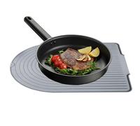 Silicone Dishwasher Dryer Mat, Foldable Sink Mat for the Sink and Kitchen Counter, Quick-Drying Drip Pad, High Capacity Washing Accessories for Cooking Utensils, Cups, Bowls