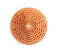 Silicone Dog Cat Licking Bowl - Soothing Occupancy Accessory, Improved Digestion & Oral Hygiene, Non-Slip Suction Cup, Washable, 18.5cm (Yellow)