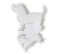 Silicone Dog Crafting Molds Easy to Use Crafting Animal Sculpture for Office and Wedding Decors Reusable Silicone Dog Molds