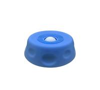 Silicone Dog Lick Bowl, Gen 1 Suction Cup Slow Feeder Lick Mat, Anxiety Relief Interactive Toy for Small Medium Dogs & Cats, Blue
