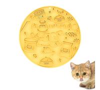 Silicone Dog Lick Mat - Licky Mats for Dogs with Strong Suction Cups, Large Size 7.7 Inch, Slow Feeding Mat for Anxiety Relief, Bath Time Distraction, Dishwasher Safe and Reusable