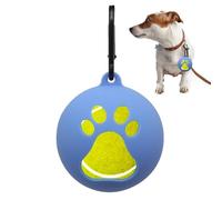 Silicone Dog Meatball for Leash - Hands Free Trainer Attachment, Portable Pet Toy Clip for Puppy Dog | Walking Training Ball Vector to a