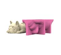 Silicone Dog Mold - Reusable & Non-Stick Concrete Planter Mold with Dog Shape Design for Home Decor, Garden Art, DIY Crafts