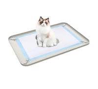 Silicone Dog Tray Easy Anti-Spill Non-Slip Waterproof | Pet Toilet Mat Holder For Home Dorm Apartment Living Room Floor And Blanket