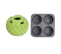 Silicone Dog Treats Feeder Toy For Dog Teething Health Chewing And Slow Eating Habits Training Feeder For Various Breeds Canine Enrichment Product