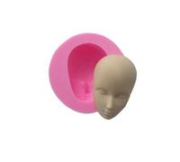 Silicone Doll Face Mold, 3D Silicone Moulds for Human Faces, Face Chocolate Moulds for Cake Decorating Cupcake Topper Gum Paste Candy