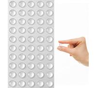 Silicone Door Bumpers,6x2mm Mini Buffer Furniture Pads,Rubber Feet Bumper Pads,Clear Adhesive Door Bumpers Protector Furniture Door Drawers for Furniture Glass Tables Crafts Wall Protectors (50pcs)