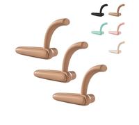 Silicone Door Handle Covers with Finger Pinch Protection, Child Safety Soft Guard for Door Levers,Easy Install,Baby Proofing for Home, Nursery, Kitchen (3 Pack) (Brown,Left-Opening Style)