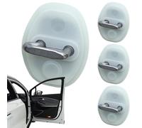 Silicone Door Latch Protective Cover, Auto Door Lock Strike Protector, Luminous Shock Absorption Silicone Buffer Pad Anti Collision for Noise Dust Slam Damage Most Vehicles Trailer RV