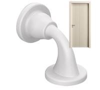 Silicone Door Stopper - Flexible Rubber Guard, Durablee Anti-Slip Stopper, Soft Protective Bumper Pad, Compact Adhesive Holder | Convenient Accessory for Bedrooms, Bathrooms, Kitchens, Living Rooms