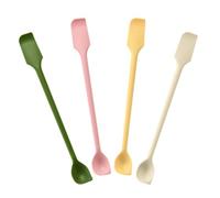 Silicone Double-Headed Spatula,Mini Jar Scraper,Heat Resistant Silicone Spatulas,Small For Makeup Products,Ho Beauty Spatula
