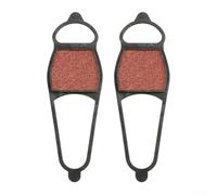 Silicone Double Sided Grit Ice Traction Crampons Over Shoes for Outdoor Walking, Hiking, and Commuting on Icy or Snowy Surfaces