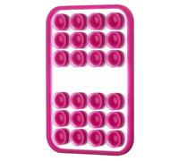 Silicone Double Sided Suction Phone Case - Phone Case with Suction Cups,Holder Attachment with Mirror for Shower Wall Back Car Men Women Driving