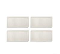 Silicone Drain Mat 4-Pack Interlocking Heat Resistant(White)