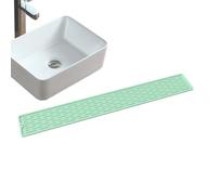 Silicone Drain Mat - Quick Dry Silicone Mat, Flexible Mat | Multi-Zone Non Slip Drying Pad with Grooved Texture for Dishes and Utensils