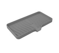 Silicone Drain Pad Drying Mat Soap Box Silicone Drain Suitable for Kitchen and Bathroom It is Also Resistant to Water Whether it39s in The Kitchen (Gray)