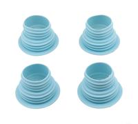 Silicone Drain Pipe Hose Seal for Washing Machines 4PCS for Reliable Drainage (green)