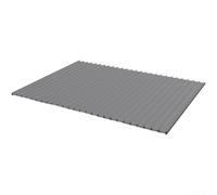 Silicone Drainage Mat For Kitchen Sink Non Slip Dish Drying Rack Heat Resistant Quick Dry Mat For Dishes Fruits Utensils And Trivet Use(40 By 30 Gray)