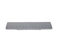 Silicone Drainage Mat for Use Around For Kitchen Sinks with Streamlined Edge to Minimize Obstruction in Narrow Zones (Grey-50 * 10CM)