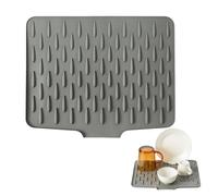 Silicone Draining Mat, Draining Board Mats, 40x32.5cm Sloped Silicone Sink Mat for Quick Drying, Non-Slip Kitchen Draining Board Mats for Countertop Protection, Heat-Resistant Dish Drying Mat