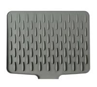 Silicone Draining Mat for Sink - 40x32.5cm Kitchen Sink Mat, Dish Drying Mat with Heat Resistant & Non-Slip Design, Flexible Drying Rack for Dishes Utensils Counter Top