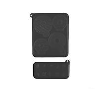 Silicone Drip Mat for NC700 NC701 Ice Cream Makers Protect Your Counters with Easy Maintenance Design (2 Pcs Black)