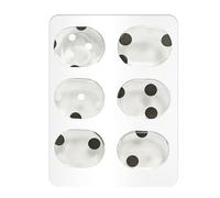Silicone Drum Head Covers Clear Drum Silencers Drums Head Protectors Improve Tone Clear and Reduce Vibrations Sound Dampening Pads