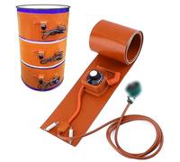 Silicone Drum Heater with Thermostat, Industrial Heating Blanket for Chemical Drums, Temperature Control 30-100℃