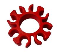 Silicone Drumstick Holder for Roland E-Drums - 4 Pair Capacity, Vertical Storage with Secure Clamp, Compatible with 38mm Brackets - Black