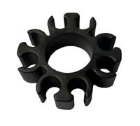 Silicone Drumstick Holder for Roland Electronic Drums - Vertical Storage Clip for 4 Pairs of 7A/5A Sticks, Secure Grip, 38mm Mount Compatible, Black/Red/Grey