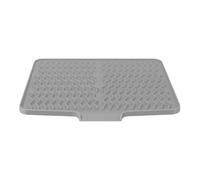 Silicone Drying Mat, Non-Slip Heat Resistant | 40x33cm Inclined Corrugated Guide, This 350G Spill Proof Countertop Protector Facilitates Fast Drainage For The Soul