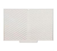 Silicone Drying Mat, Non Slip Heat Resistant Dish Rack for Kitchen Sink, Grey(Beige)