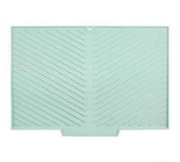 Silicone Drying Mat, Non Slip Heat Resistant Dish Rack for Kitchen Sink, Grey(Blue)