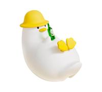 Silicone Duck Light,Light Up Ducklight | 3 Degree Dimmable Silicone Holding Beer Bottles Night Light | Silicone USB Charging Eye Protection Lamp Soft Light For 4-6 Hours Use Time