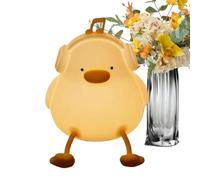 Silicone Duck Night Light, Touch-Sensitive Animal Lamp, Multi-Level Dimmable Mood Light with Durable Material, Bedroom Accessory, Lamp with Sturdy Build for Breastfeeding Nighttime Use