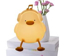 Silicone Duck Touch Night Light | Portable Soft Glow Lamp for Kids Room | Nursery Custom Nursery Light with Light Lighting' for Sleep Comfort, Decoration