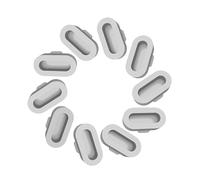 Silicone Dust Plug Compatible with Garmin Vivoactive 3/Instinct 2 solar/EPIX 2/D2 AIR X10/Fenix 7 7S 7X 6 6S 6X/Forerunner 55 935 945 Dustproof Charger Accessories(10pcs Grey)