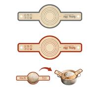 Silicone Dutch Oven Bread Sling Set - 2 Pcs Non-Stick Round Mats, Reusable Long Handle Transfer Lifter for Sourdough