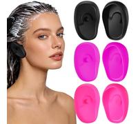 Silicone Ear Cover 3 Pairs Waterproof Hair Dye Protector